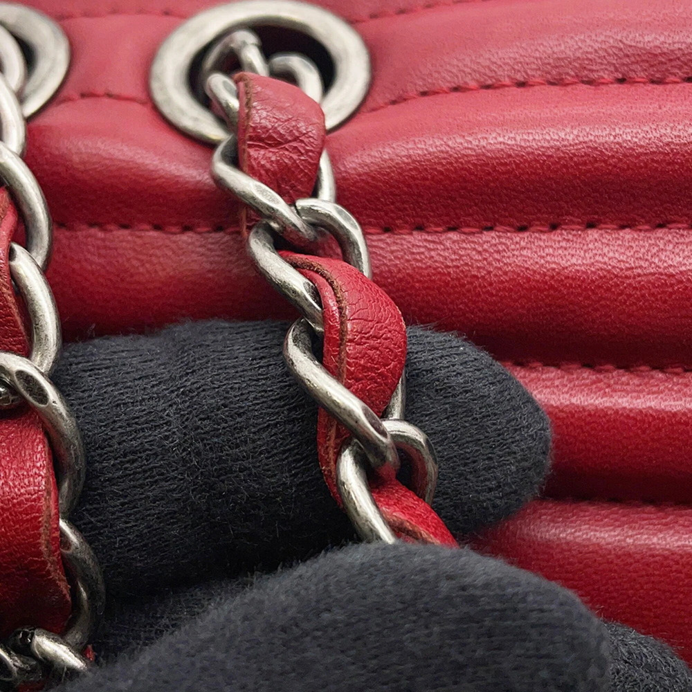 Chanel Chain Shoulder Bag, Coco Mark Star, Lambskin, CHANEL 2-way Handbag, Wo... - Picture 13 of 14